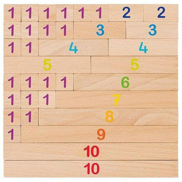 Goki - Maths Calculation Sticks - Wooden World
